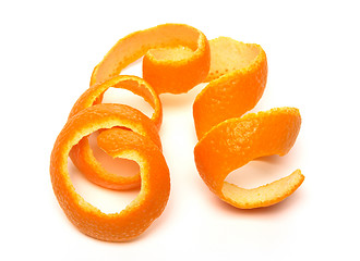 Image showing Spiral orange peel