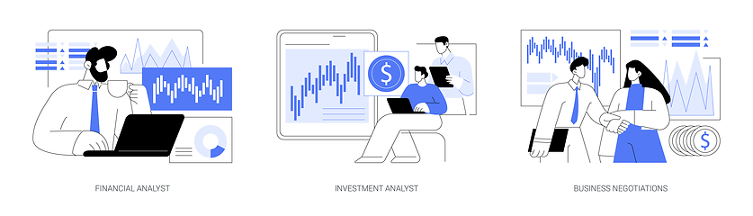 Image showing Investment funding isolated cartoon vector illustrations se