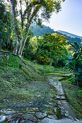 Image showing Ciudad Perdida, ancient ruins in Sierra Nevada mountains. Santa Marta, Colombia wilderness