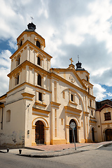 Image showing Church of Nuestra Senora de la Candelaria, called the Iglesia de la Candelaria, Catholic parish church in Bogota, Colombia.