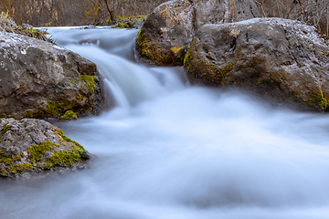 Image showing beautiful waterfall in Tureni gorges