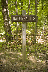 Image showing Waterfall Sign