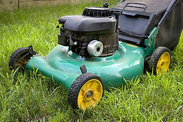 Image showing Green Lawn Mower