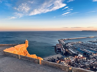 Image showing Panoramic view of Alicante, Spain