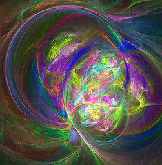 Image showing Rainbow Fractal