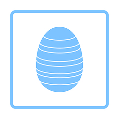 Image showing Easter Egg With Ornate Icon