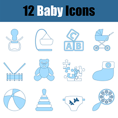 Image showing Baby Icon Set