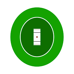 Image showing Cricket Field Icon