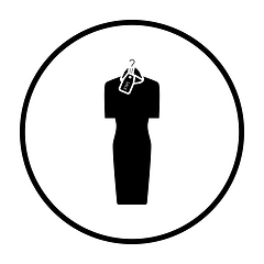 Image showing Dress On Hanger With Sale Tag Icon