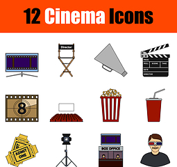 Image showing Cinema Icon Set