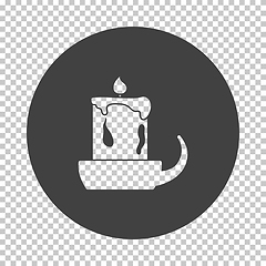 Image showing Candle In Candlestick Icon