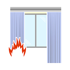 Image showing Home Fire Icon