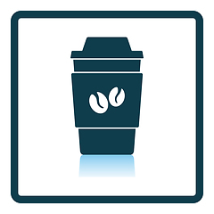 Image showing Outdoor Paper Cofee Cup Icon