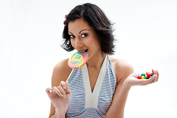 Image showing Candy girl