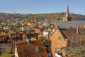 Image showing Wertheim aerial view