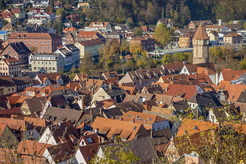 Image showing Wertheim aerial view