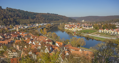 Image showing Wertheim aerial view