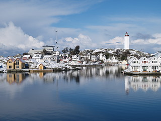 Image showing Kvitsøy in winter