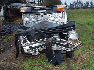 Image showing Car wreck