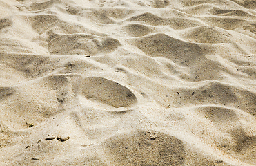 Image showing wavy uneven structure of sand