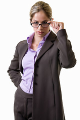 Image showing Woman in eyeglasses