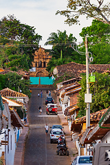 Image showing Heritage town Barichara, beautiful colonial architecture in most beautiful town in Colombia.