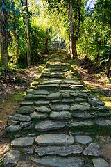 Image showing Ciudad Perdida, ancient ruins in Sierra Nevada mountains. Santa Marta, Colombia wilderness