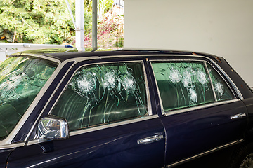 Image showing Open-air museum of the famous drug dealer Pablo Escobar in Medellin Colombia