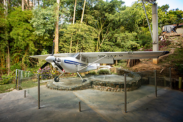 Image showing Open-air museum of the famous drug dealer Pablo Escobar in Medellin Colombia