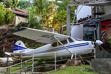 Image showing Open-air museum of the famous drug dealer Pablo Escobar in Medellin Colombia