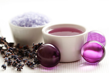 Image showing lavender body care