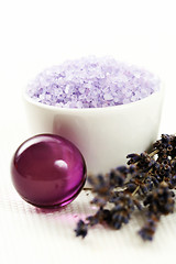 Image showing lavender body care