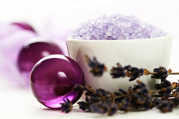 Image showing lavender body care