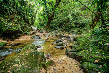 Image showing Landscape of Sierra Nevada mountains, Colombia wilderness landscape.