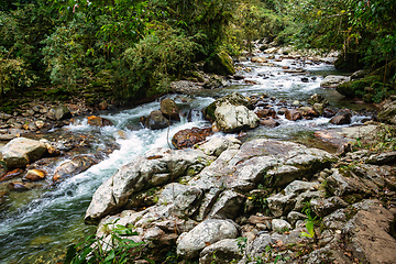 Image showing Landscape of Sierra Nevada mountains, Colombia wilderness landscape.