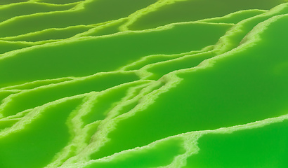 Image showing Moonscape of Dallol Lake, Danakil depression geological landscape Ethiopia