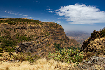 Image showing Semien or Simien Mountains National Park, Ethiopia wilderness landscape