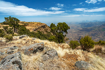 Image showing Semien or Simien Mountains National Park, Ethiopia wilderness landscape
