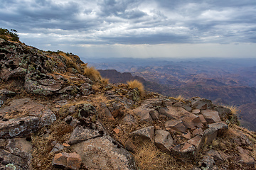 Image showing Semien or Simien Mountains National Park, Ethiopia wilderness landscape