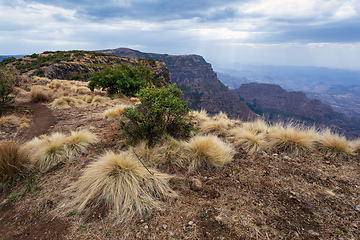 Image showing Semien or Simien Mountains National Park, Ethiopia wilderness landscape