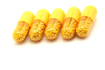 Image showing yellow pills