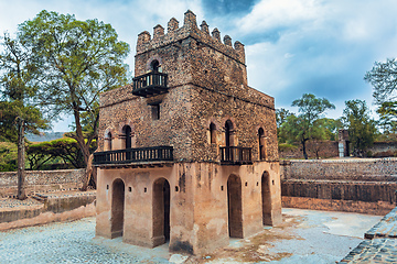 Image showing UNESCO Fasilides Bath, Gondar Ethiopia, Africa culture architecture