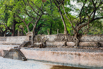 Image showing UNESCO Fasilides Bath, Gondar Ethiopia, Africa culture architecture