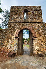 Image showing UNESCO Fasilides Bath, Gondar Ethiopia, Africa culture architecture