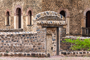 Image showing UNESCO Fasilides Bath, Gondar Ethiopia, Africa culture architecture