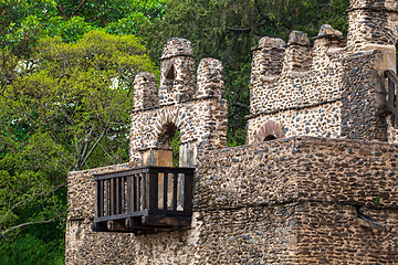 Image showing UNESCO Fasilides Bath, Gondar Ethiopia, Africa culture architecture