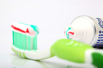 Image showing toothpaste focus