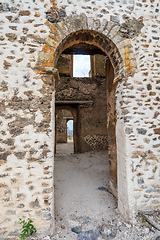 Image showing Ruins of Guzara royal palace, Gondar Ethiopia, African heritage architecture