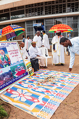 Image showing Community raising funds to fix the church, Bahir Dar, Etiopia