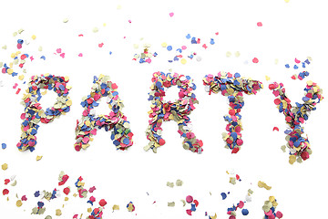 Image showing confetti party